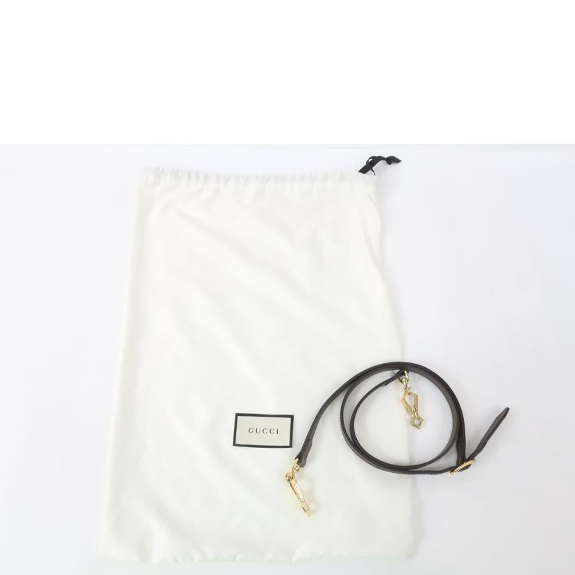 GUCCI グッチ/GGスモールバケット キャンバス×レザー2WAYショルダーバッグ 巾着型/550621//ABランク/65