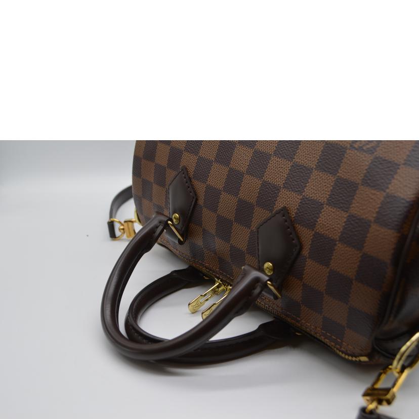 LOUIS VUITTON ルイヴィトン ルイ・ヴィトン ビトン ダミエ・エベヌ 市松模様 ブラウン 茶 ショルダーバッグ ハンドバッグ トートバッグ ブラウン メンズ レディース 定番 人気 LV 斜め掛け 肩がけ/スピーディ・バンドリエール25/ダミエ/エベヌ/N41368//MB5***/Aランク/89