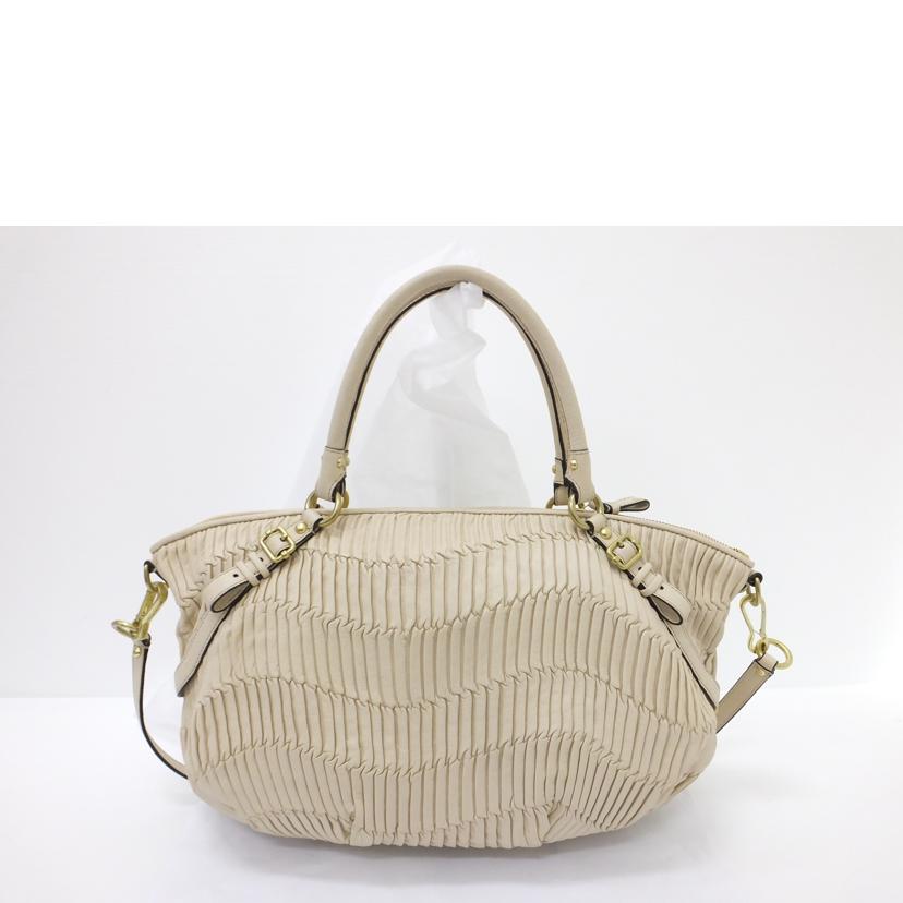 COACH コーチ/マディソンギャザーソフェア2WAYバッグ/16264//H10**/Bランク/88