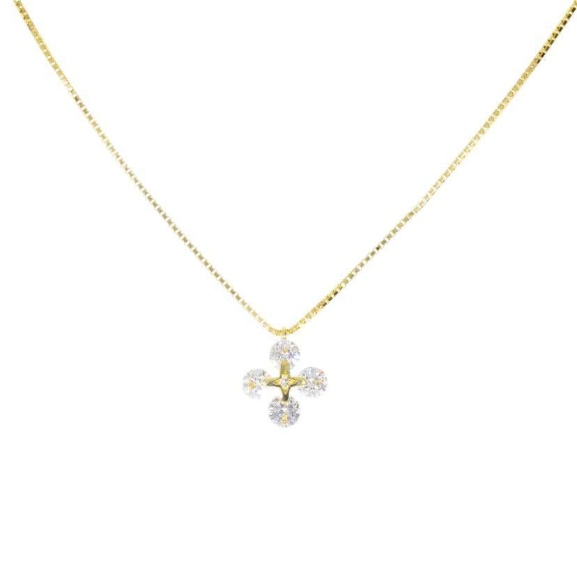 / K18ダイヤネックレス0.50ct//Aランク/75