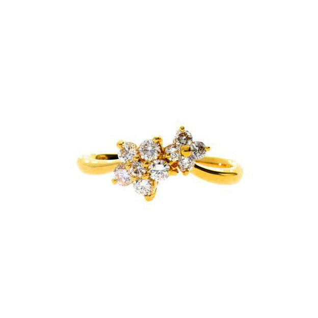 / K18ダイヤリング0.50ct//ABランク/77