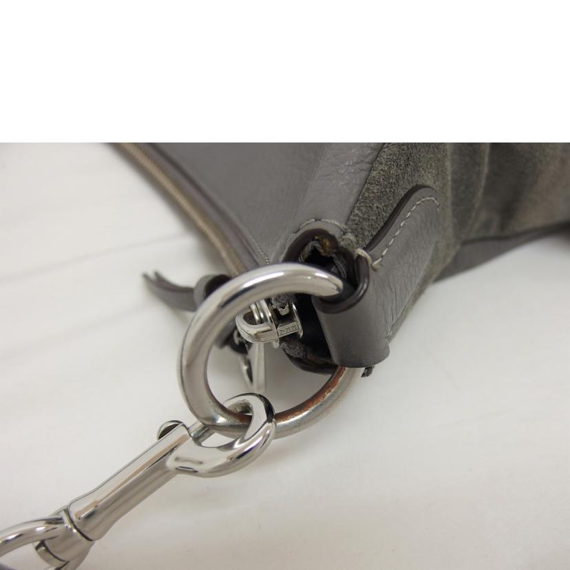 COACH コーチ レザー スエード ハンドバッグ クロスボディ/ペニー/2WAYショルダーバッグ/グレー/C1522//H20**/ABランク/04