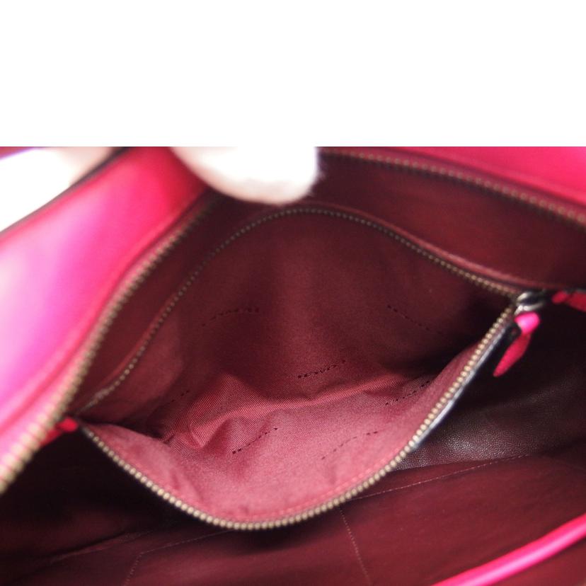 COACH コーチ レザー ハンドバッグ トートバッグ/ノマド/バニーッシュド/2WAYショルダーバッグ/ピンク/54868//E16**/Aランク/04