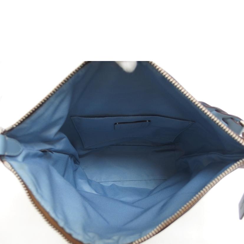 COACH コーチ PVC レザー ハンドバッグ トートバッグ/シグネチャー/2WAYショルダーバッグ/ライトブルー・ブラウン/F31477//K18**/ABランク/04