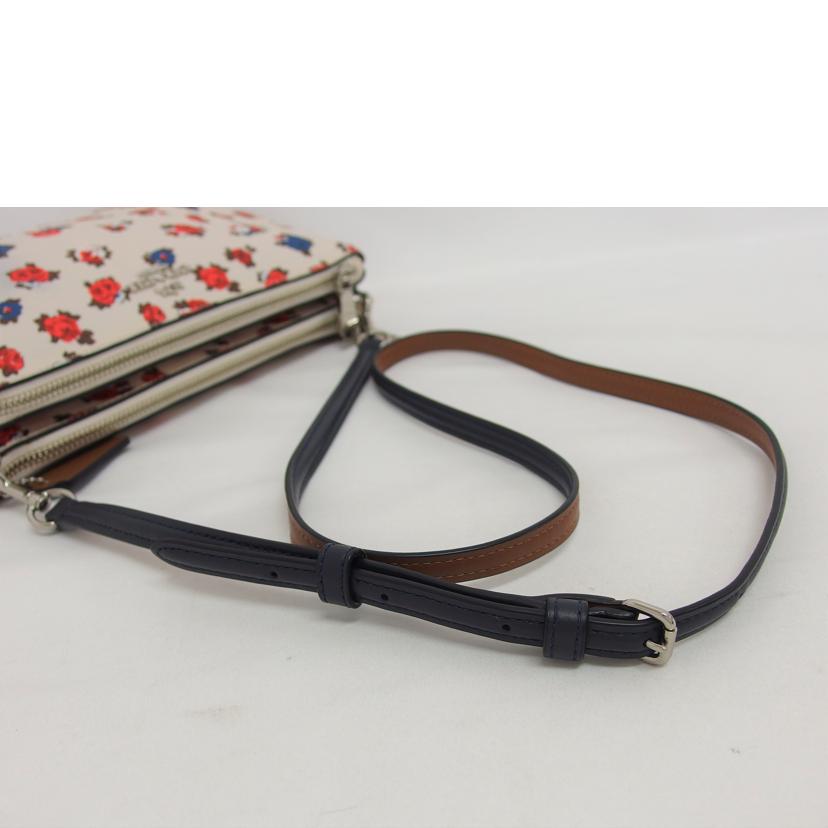 COACH コーチ PVC レザー ポシェット/フローラルプリント/ショルダーバッグ/F57628//A17**/ABランク/04