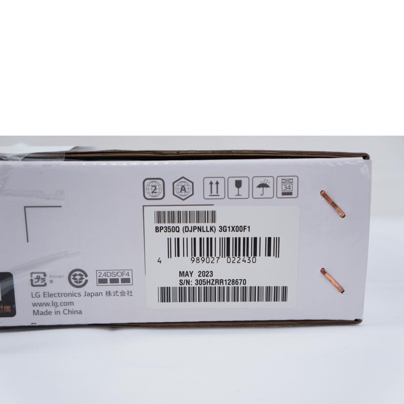 LG エルジー/BDプレーヤー/BP350Q/BP350Q//305HZRR128670/Sランク/67