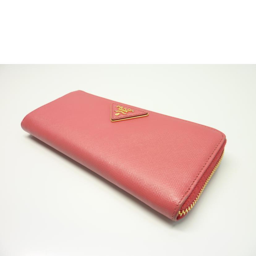 PRADA プラダ/サフィアーノL字ファスナー長財布/1M1183//Bランク/88