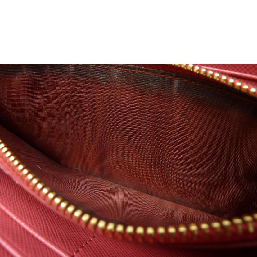 PRADA プラダ/サフィアーノL字ファスナー長財布/1M1183//Bランク/88