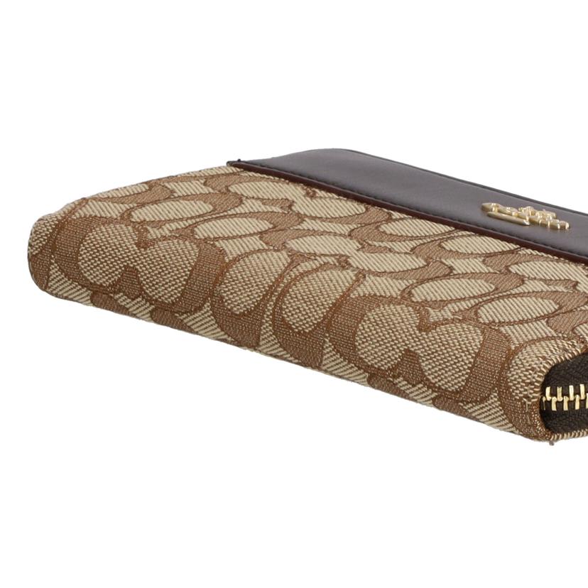 COACH コーチ/シグネチャーラウンドファスナー長財布/F76638//H19**/Bランク/75