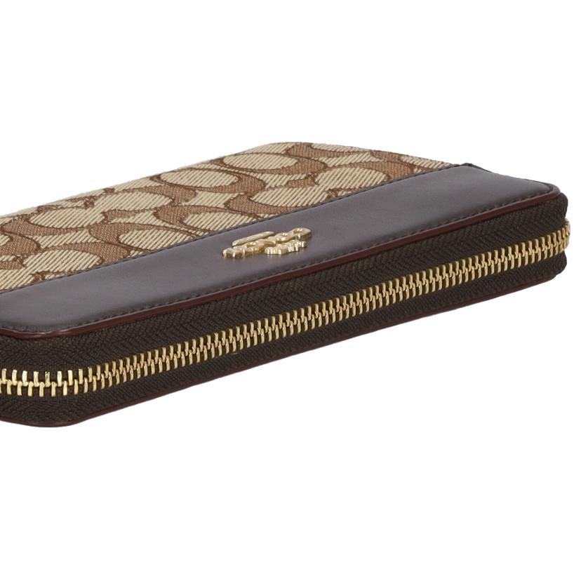 COACH コーチ/シグネチャーラウンドファスナー長財布/F76638//H19**/Bランク/75