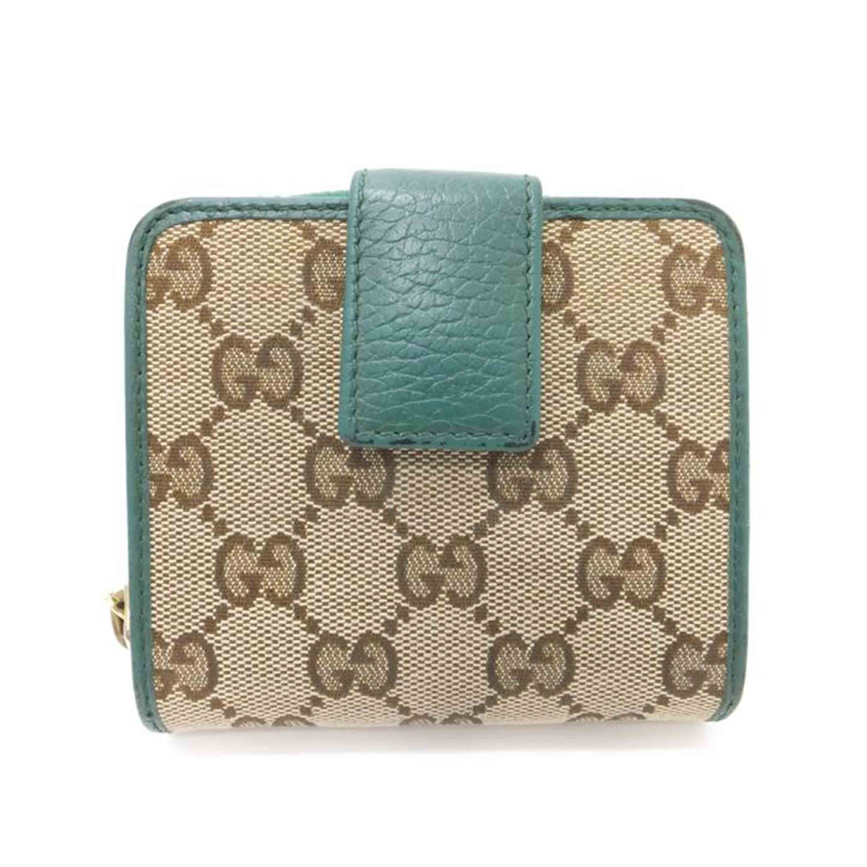 GUCCI グッチ/GGキャンバスラウンドファスナー二つ折り財布/346056//534***/Bランク/88