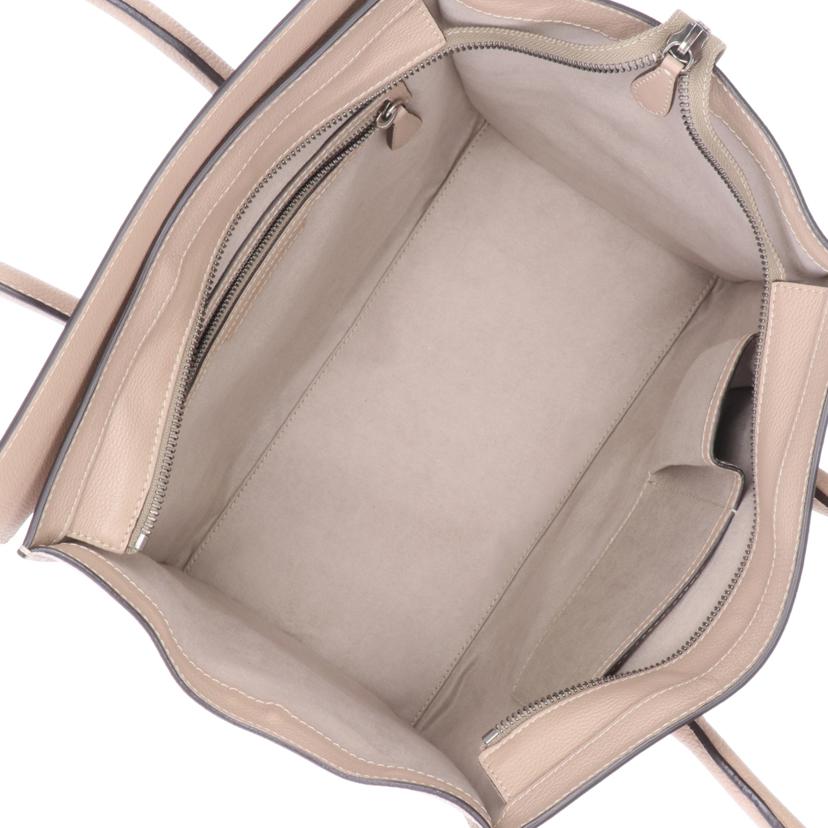 CELINE セリーヌ/ラゲージ ミニショッパー レザー/ベージュ/F-AT-0133//F-M******/Aランク/01