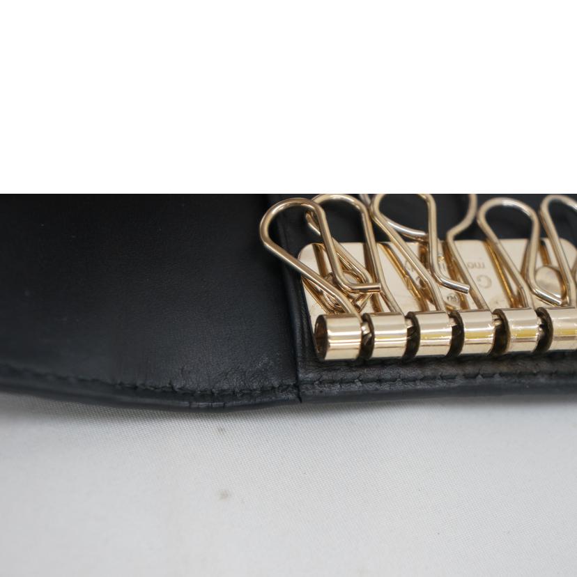GUCCI グッチ/グッチシマ6連キーケース/388682//493075/Bランク/09