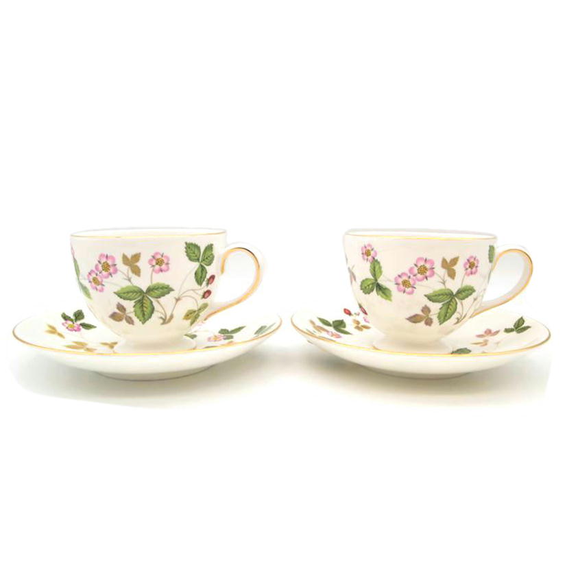 WEDGWOOD ウェッジウッド/ワイルドストロベリーペアカップ&ソーサー/WILD STRAWBERRY//SAランク/13