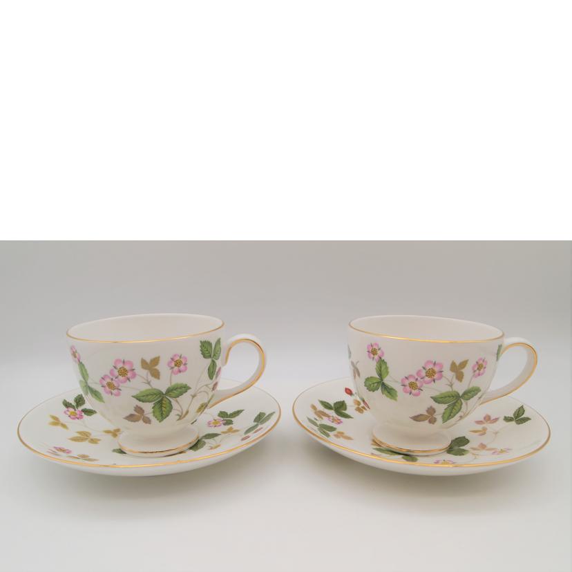 WEDGWOOD ウェッジウッド/ワイルドストロベリーペアカップ&ソーサー/WILD STRAWBERRY//SAランク/13