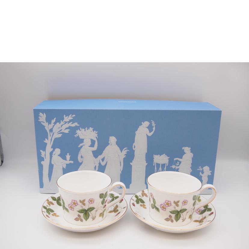 WEDGWOOD ウェッジウッド/ワイルドストロベリーペアカップ&ソーサー/WILD STRAWBERRY//SAランク/13