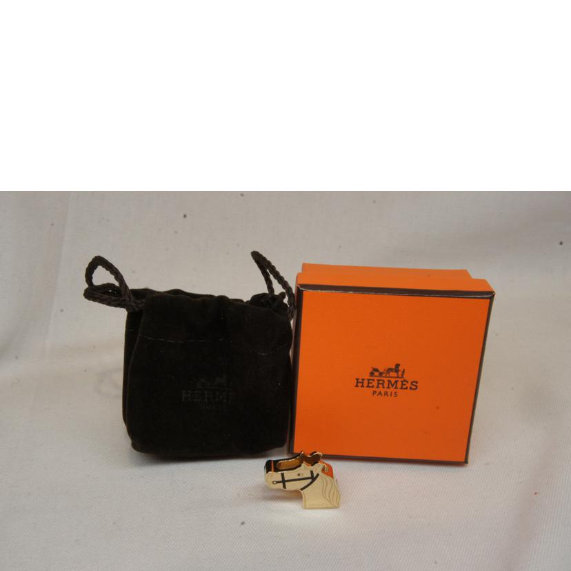 HERMES エルメス/ホースモチーフスカーフリングカドリージュ//ABランク/92