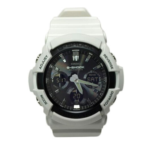 CASIO/ソーラ電波時計ワールドタイム/GAW-100B//Aランク/52