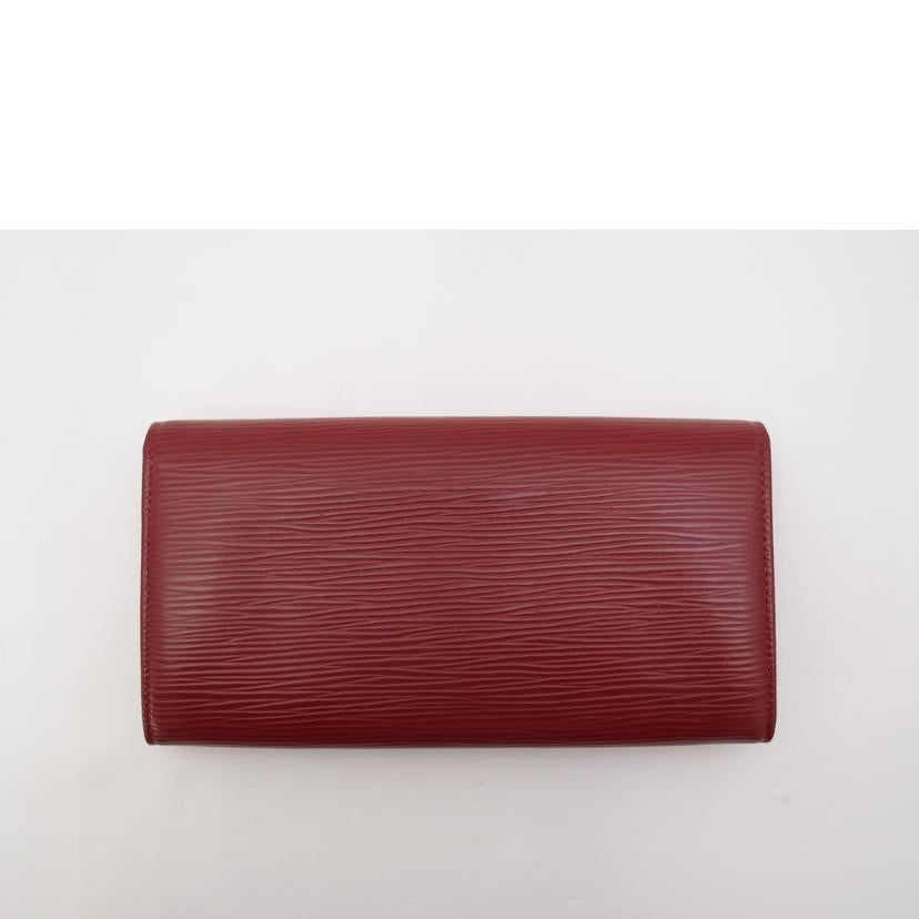 LOUIS VUITTON ルイ・ヴィトン 長財布 二つ折り 赤 レディース/ポルトフォイユ・サラ/エピ/ルビー/M6374M//CA3180/ABランク/69