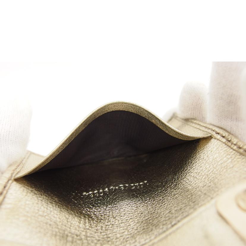 GUCCI グッチ レザー/インターロッキングG/6連キーケース/ゴールド/162763//496***/Bランク/04