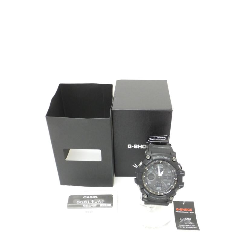 CACIO カシオ/G-SHOCK/マッドマスター/電波ソーラー腕時計/GWG-100-1AJF//SAランク/88