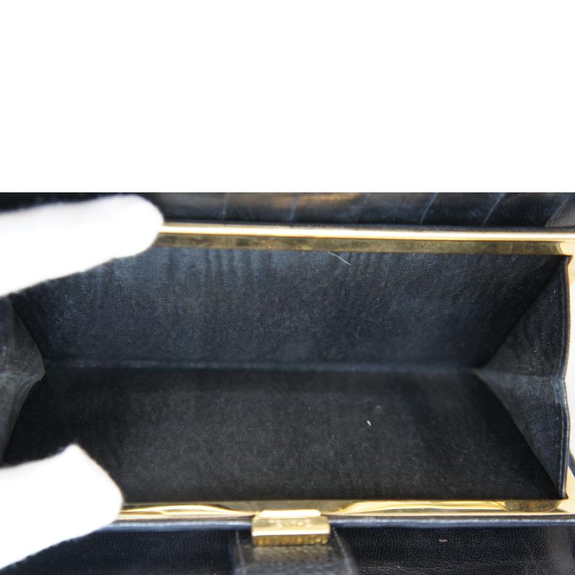 CHANEL シャネル/キャビアスキンがま口2つ折り//627****/ABランク/92