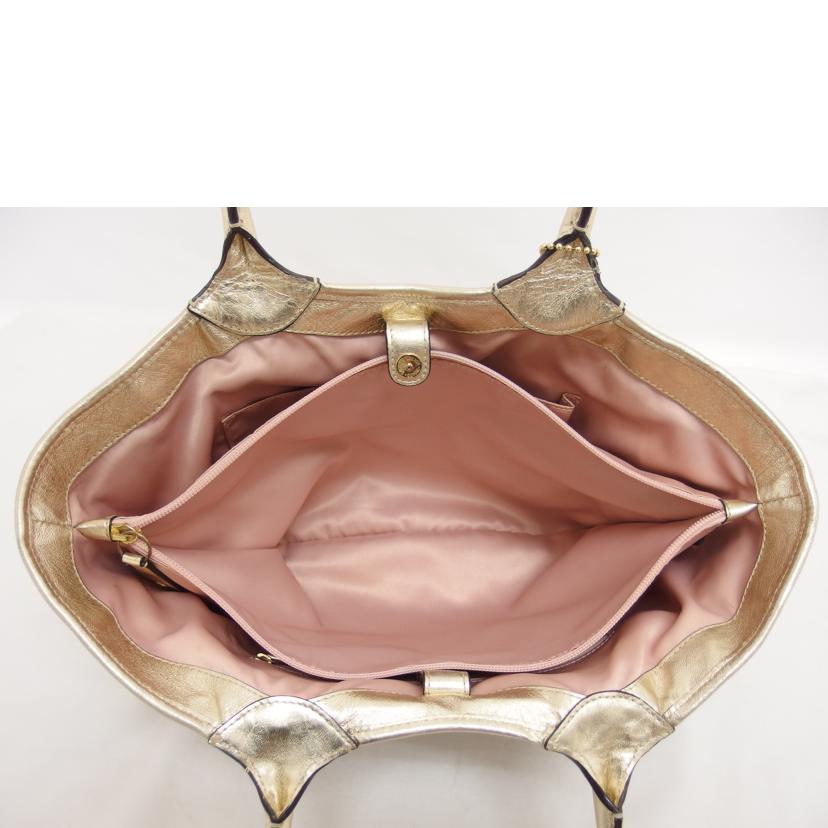 COACH コーチ /シグネチャー/フローラルアップリケ/トートバッグ/F16276//M10**/Bランク/04