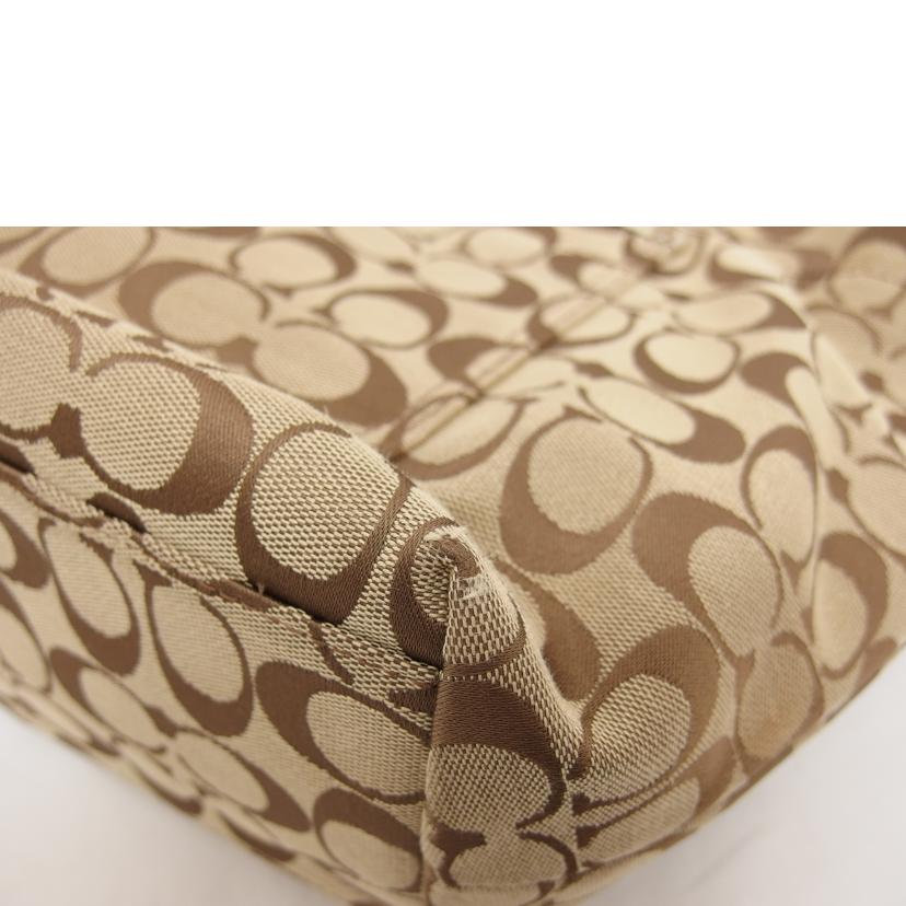 COACH コーチ /シグネチャー/フローラルアップリケ/トートバッグ/F16276//M10**/Bランク/04