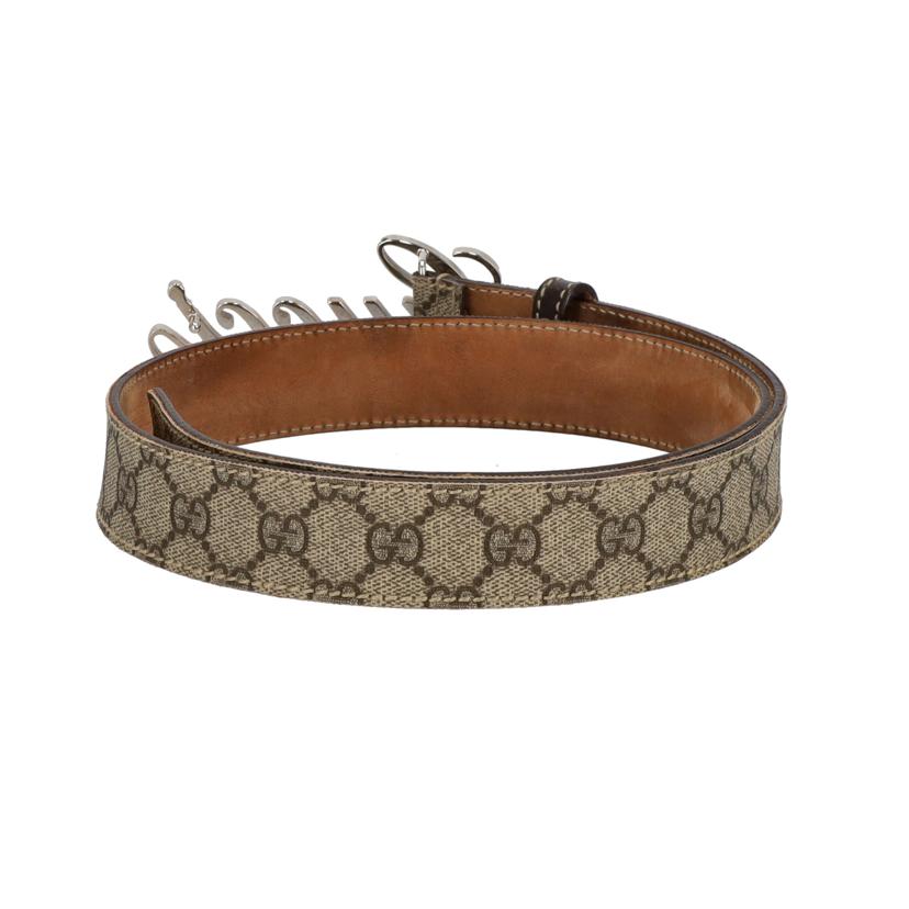 GUCCI グッチ/GGスプリーム ロゴバックル レザー ベルト/181830//497*********/Bランク/01