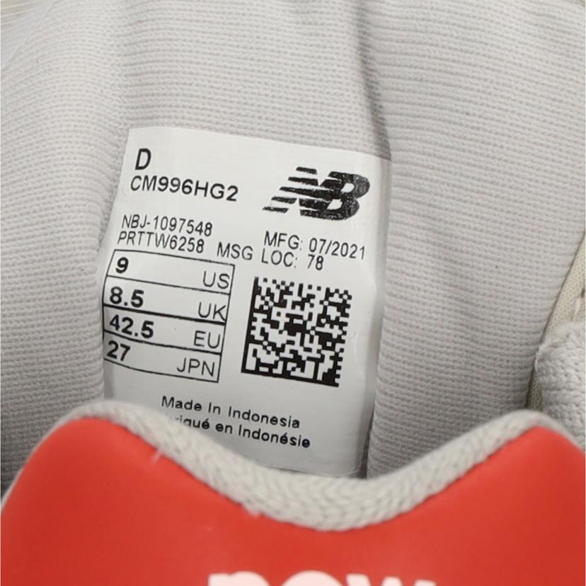 new balance ニューバランス/CM996HG2/ローカットスニーカー/CM996HG2//Sランク/75