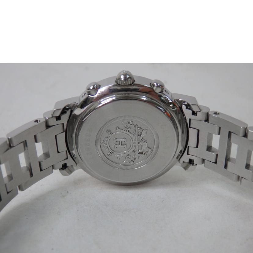HERMES エルメス/クリッパー/クロノグラフ/黒文字盤/CL1.310//2332621/ABランク/84