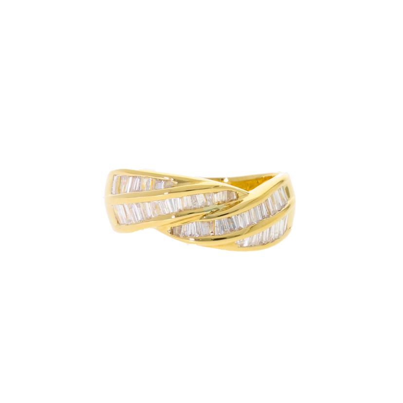 / K18ダイヤリング1.00ct//ABランク/77