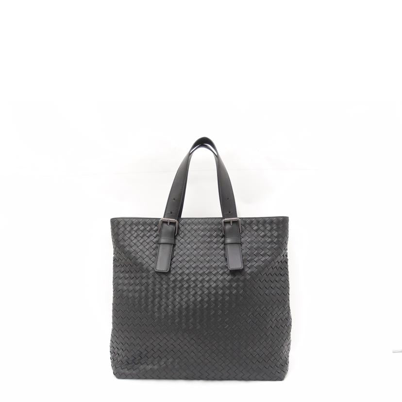 BOTTEGA VENETA ボッテガ・ヴェネタ レザー ハンドバック ビジネスバック A4対応 黒 メンズ レディース/イントレチャートトート/ブラック//Aランク/69