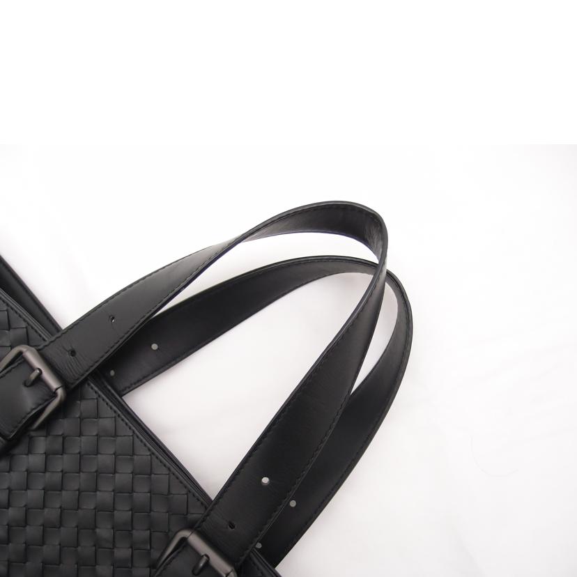 BOTTEGA VENETA ボッテガ・ヴェネタ レザー ハンドバック ビジネスバック A4対応 黒 メンズ レディース/イントレチャートトート/ブラック//Aランク/69