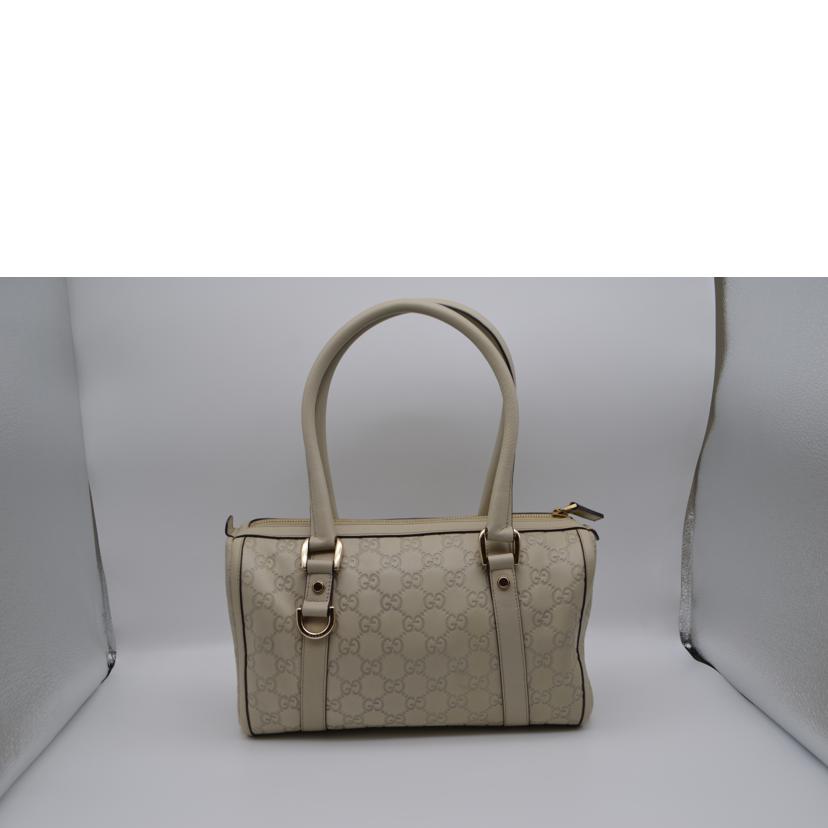 GUCCI グッチ/グッチシマビーホワイトレザーハンド/130942//166*/ABランク/89