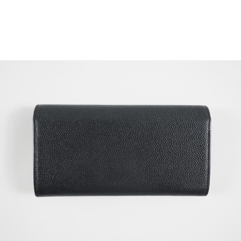 CHANEL シャネル/ココマーク キャビアスキン 長財布/A50070//18648939/Cランク/79
