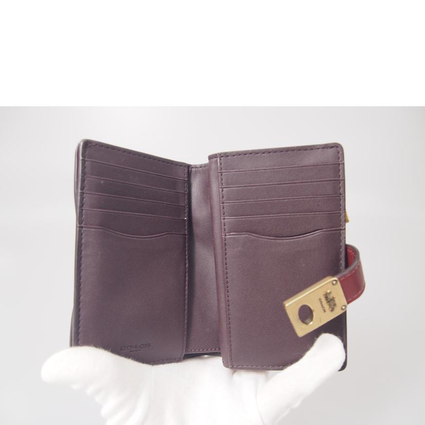 COACH コーチ/二つ折り財布/4841//H21**/Bランク/76