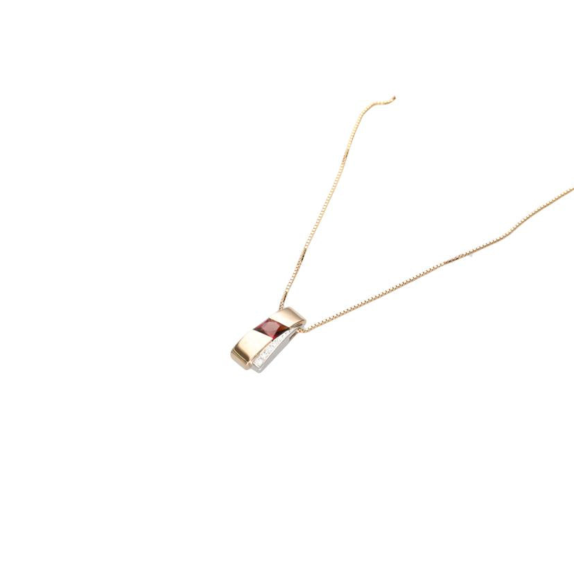 /K18/PtガーネットダイヤNC1.20//Aランク/75