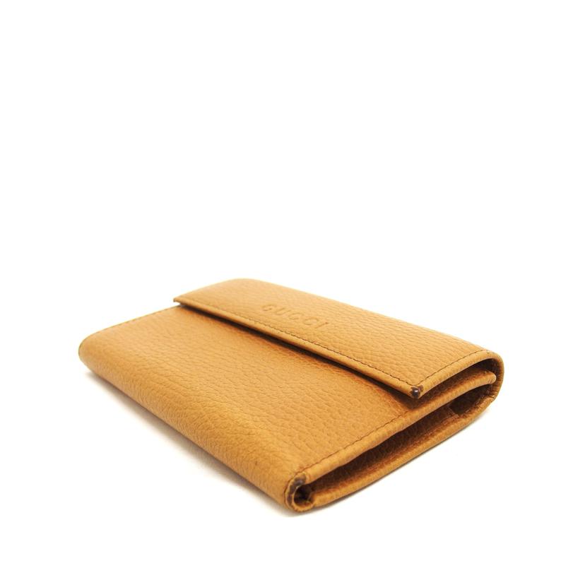 GUCCI グッチ ミディアムウォレット/レザー三つ折り財布/キャメル/346057//525***/Bランク/04