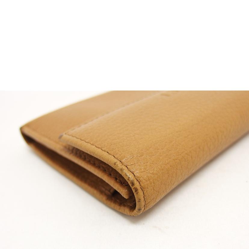 GUCCI グッチ ミディアムウォレット/レザー三つ折り財布/キャメル/346057//525***/Bランク/04