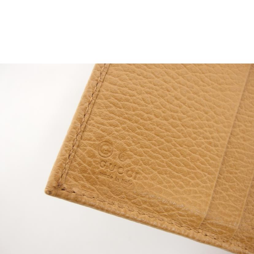 GUCCI グッチ ミディアムウォレット/レザー三つ折り財布/キャメル/346057//525***/Bランク/04