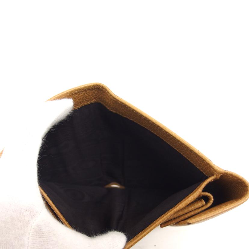 GUCCI グッチ ミディアムウォレット/レザー三つ折り財布/キャメル/346057//525***/Bランク/04
