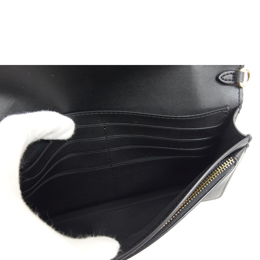 COACH コーチ PVC レザー ショルダーウォレット ブラウン ブラック/シグネチャー/クラッチショルダーバッグ/ダークブラウン/3036//H22**/Aランク/04