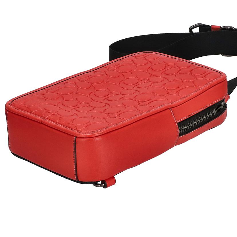 COACH コーチ バッグ ブランドバッグ ショルダーバッグ斜め掛け 肩掛け ウエストバッグ レザー メンズ レッド 赤/サリバンカーフレザーボディバッグ/C9869//C2244/ABランク/75