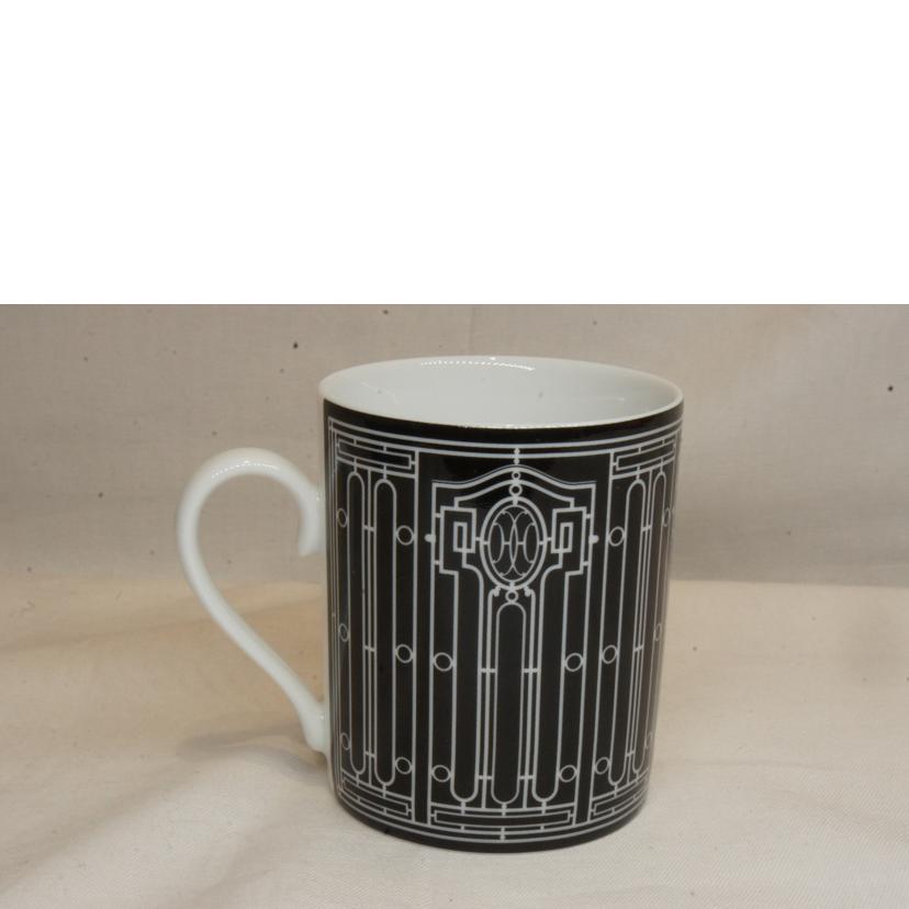 HERMES エルメス/Hデコ/アッシュデコマグカップBKWH//Sランク/92
