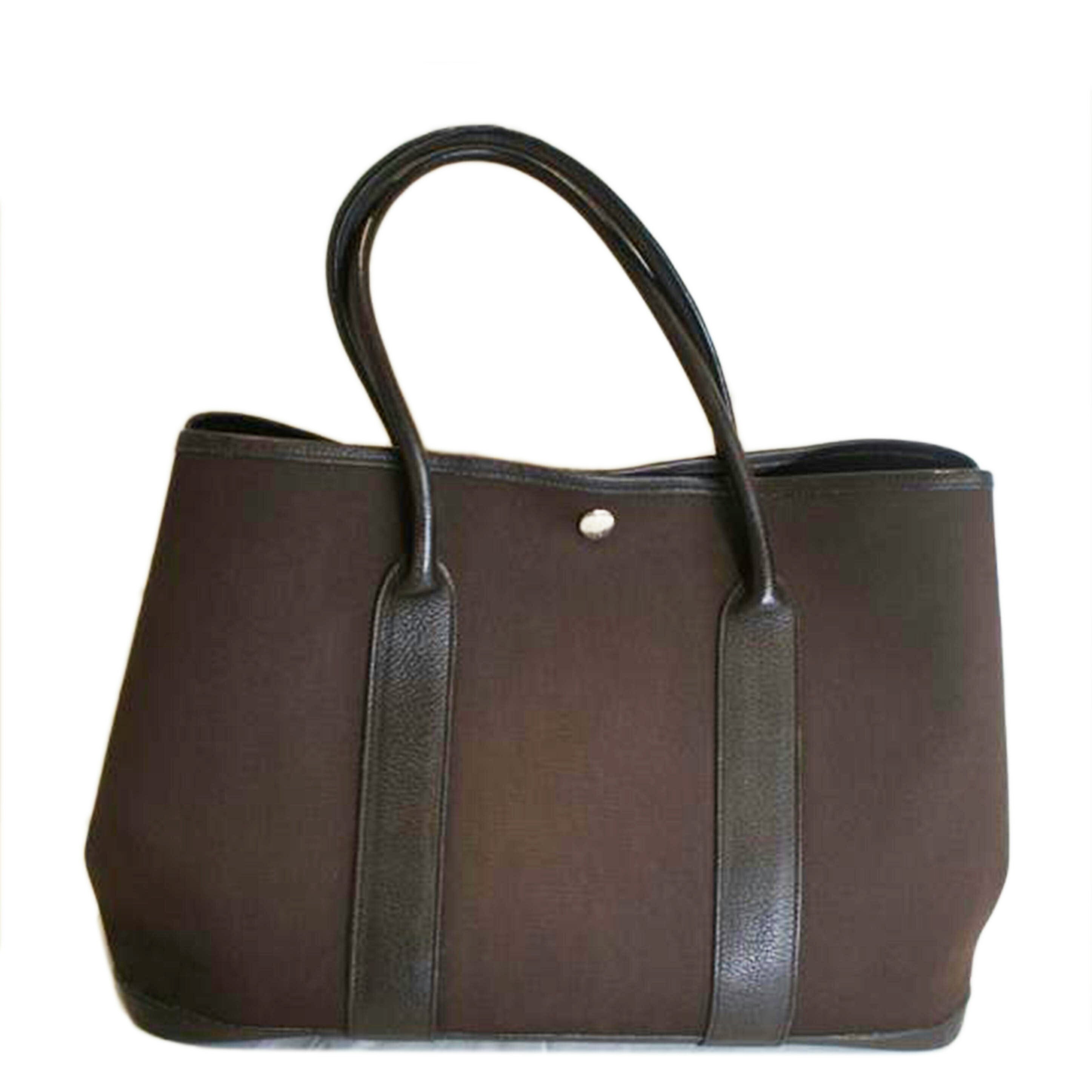 HERMES エルメス/ガーデンパーティ/トワルオフィシエ/ダークブラウン//□H/Bランク/92