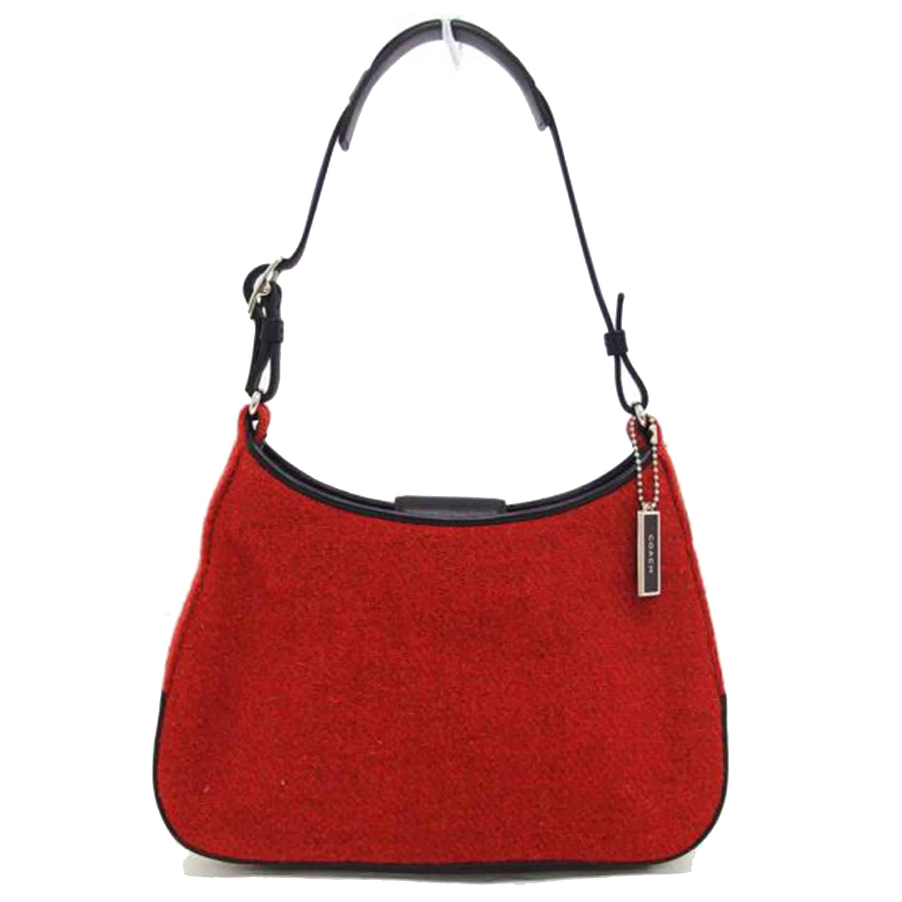 COACH コーチ ハンドバッグ レザー/ツイード/ワンショルダーバッグ/バーミリオン/8125//F0K/ABランク/04