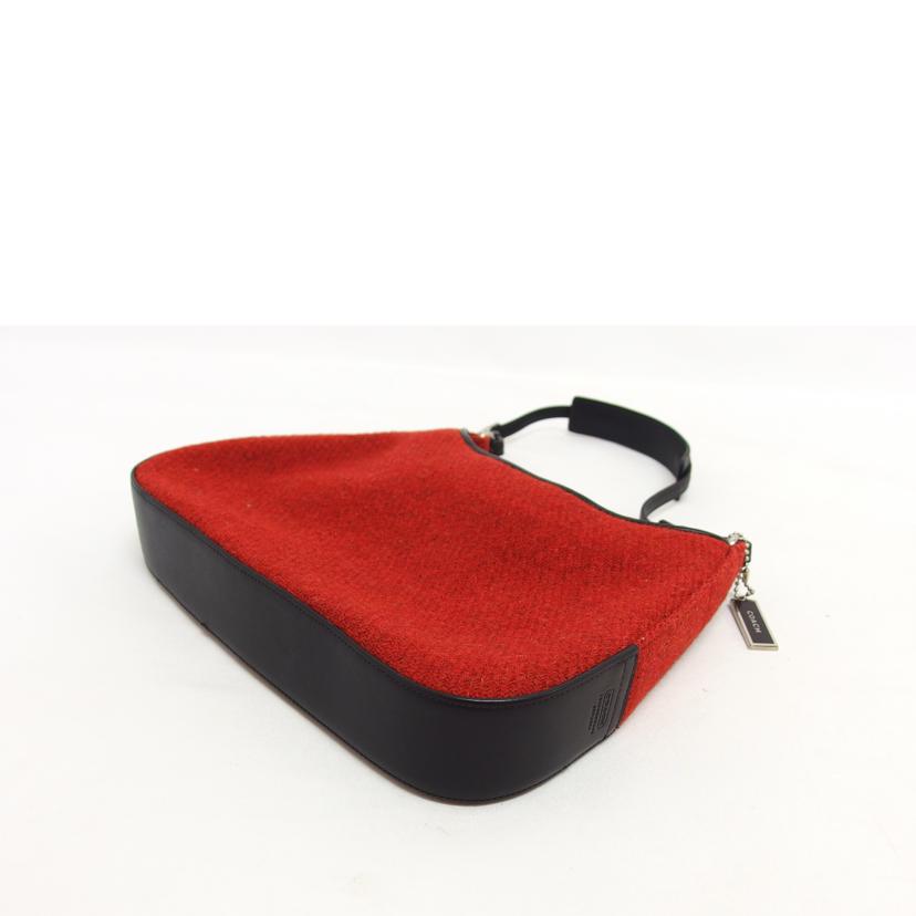 COACH コーチ ハンドバッグ レザー/ツイード/ワンショルダーバッグ/バーミリオン/8125//F0K/ABランク/04