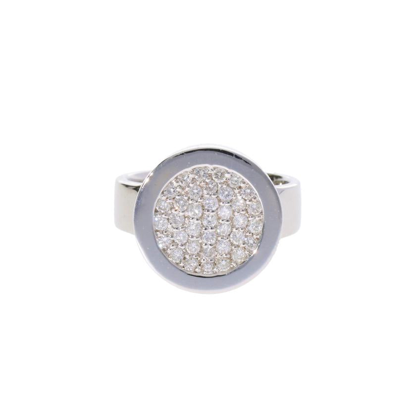 /K18WGダイヤリング0.50ct/#11/300-05//Aランク/75