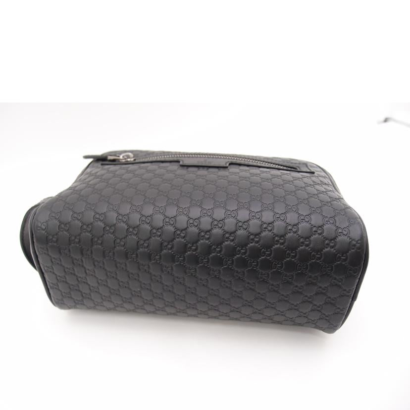 GUCCI グッチ セカンドバッグ メンズ/マイクログッチシマ・レザークラッチ/ブラック/419775//622011/SAランク/69